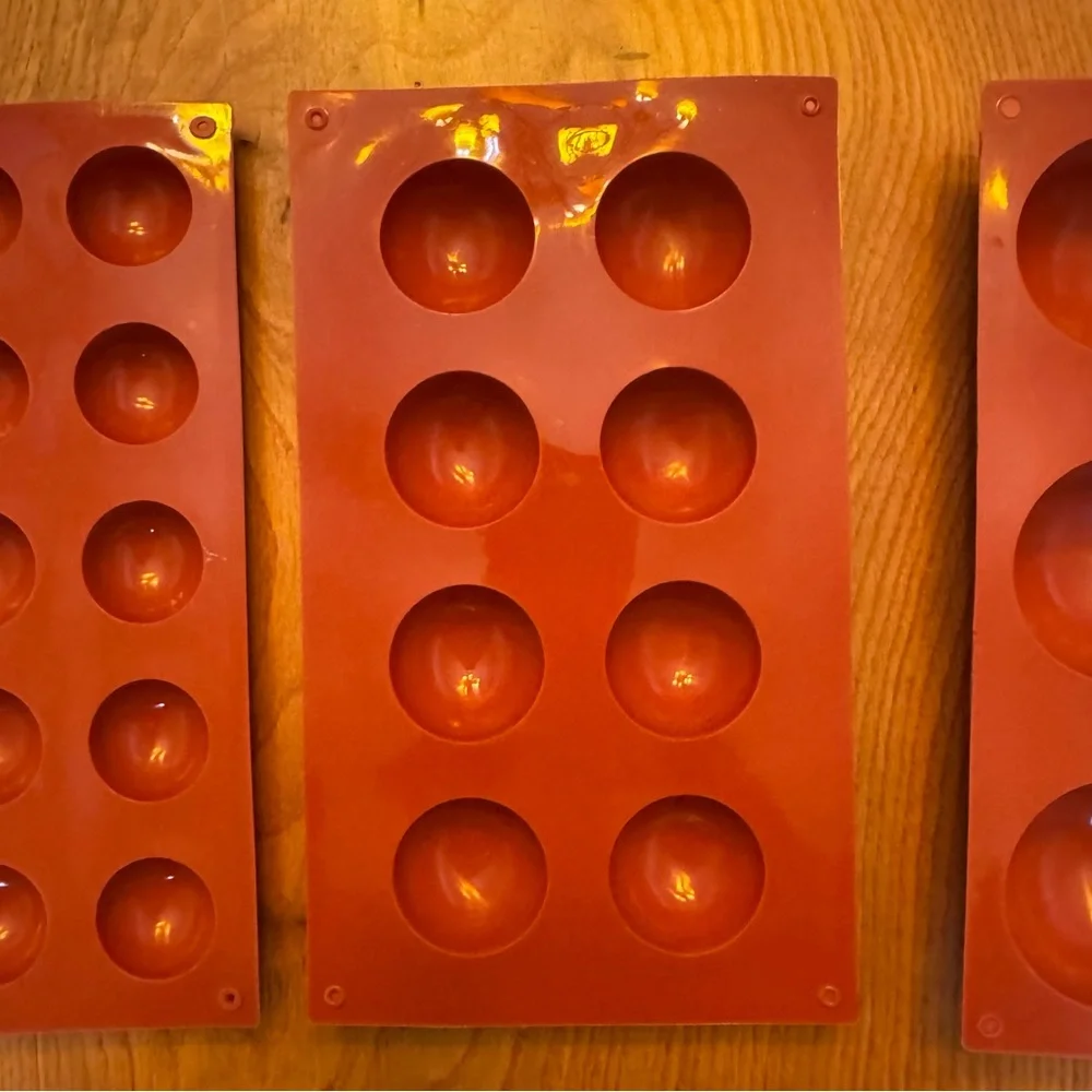 Lot of candy/baking molds - Silicone Baking Dome Molds - for Candy/chocolate